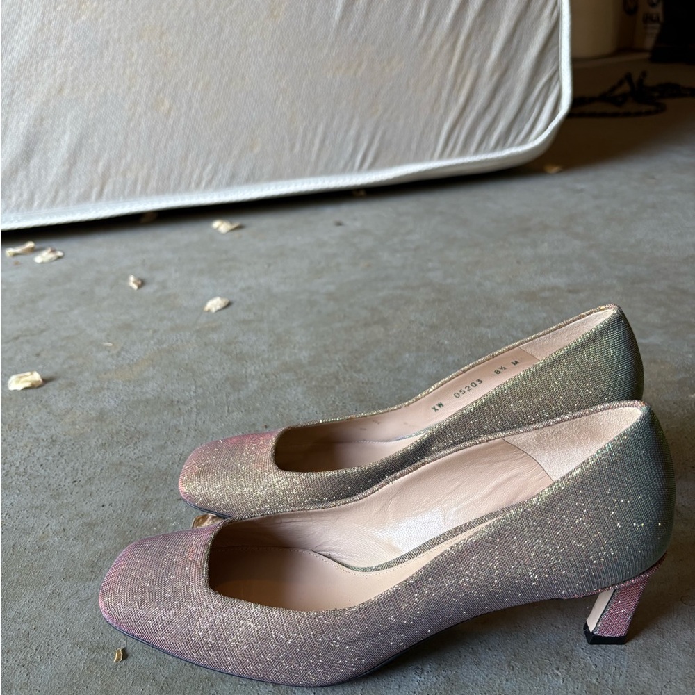 Stuart Weitzman sparkly heels